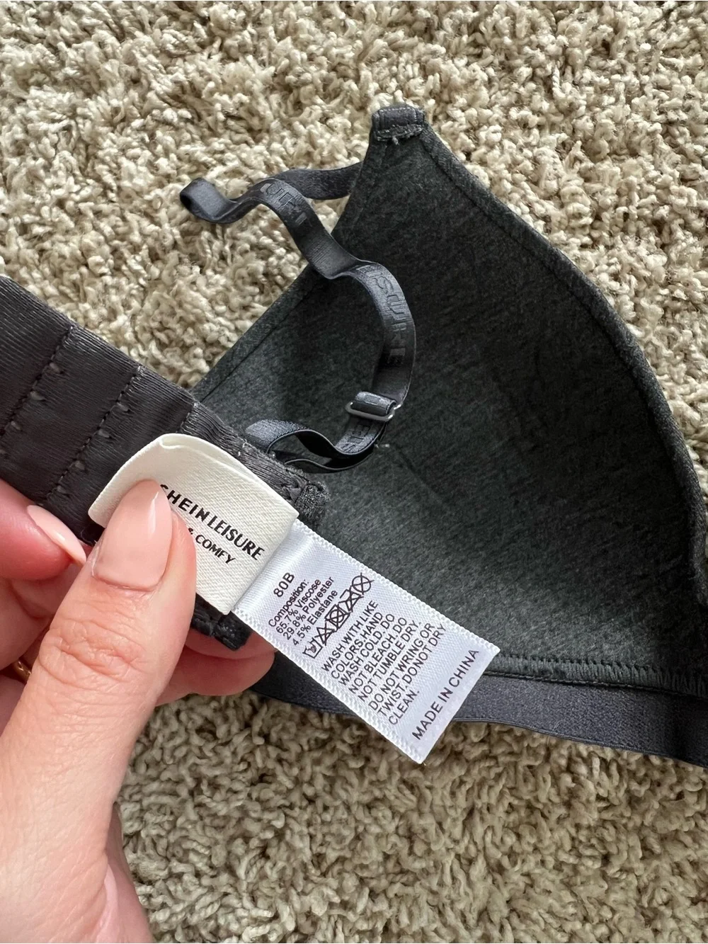 Never worn-  Gray Seamless Comfort T-Shirt Bra